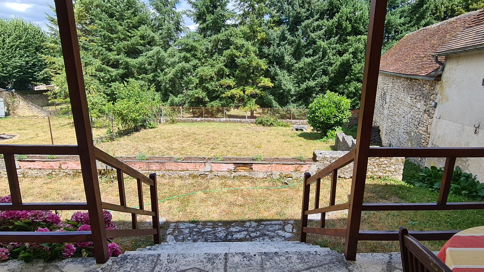 Vu sur jardin