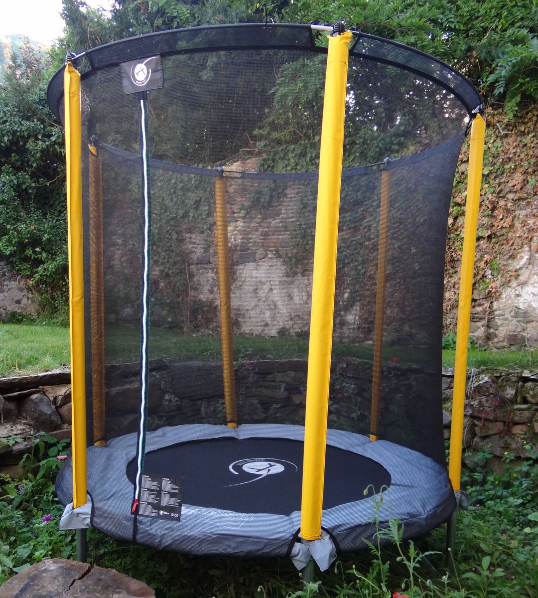 Le trampoline à disposition