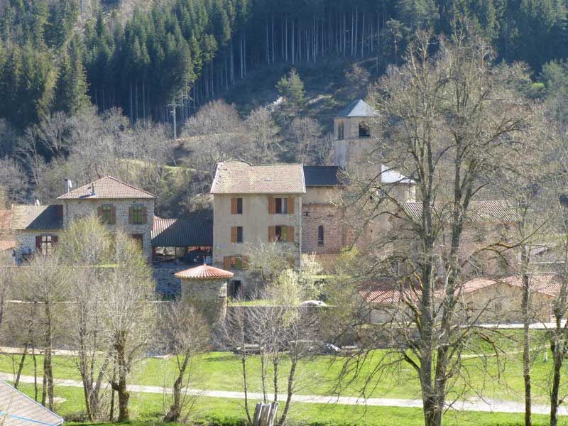 Vue sur le gîte