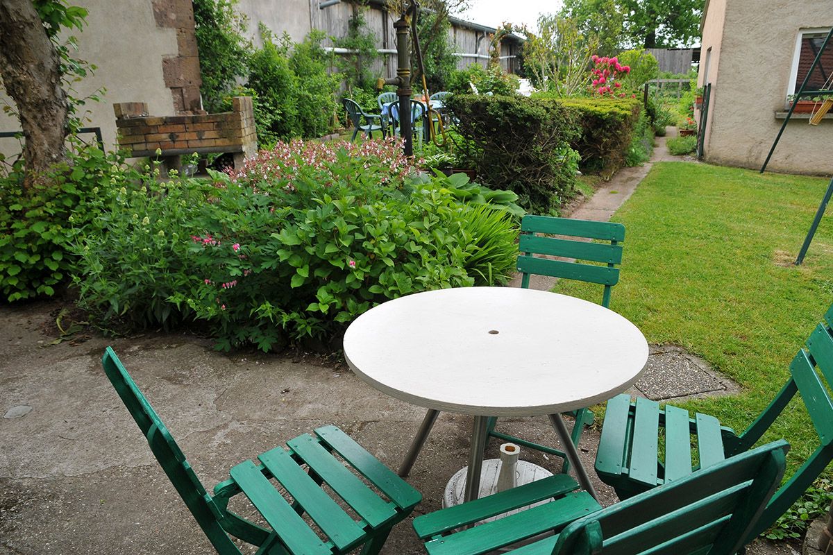 vue sur le jardin