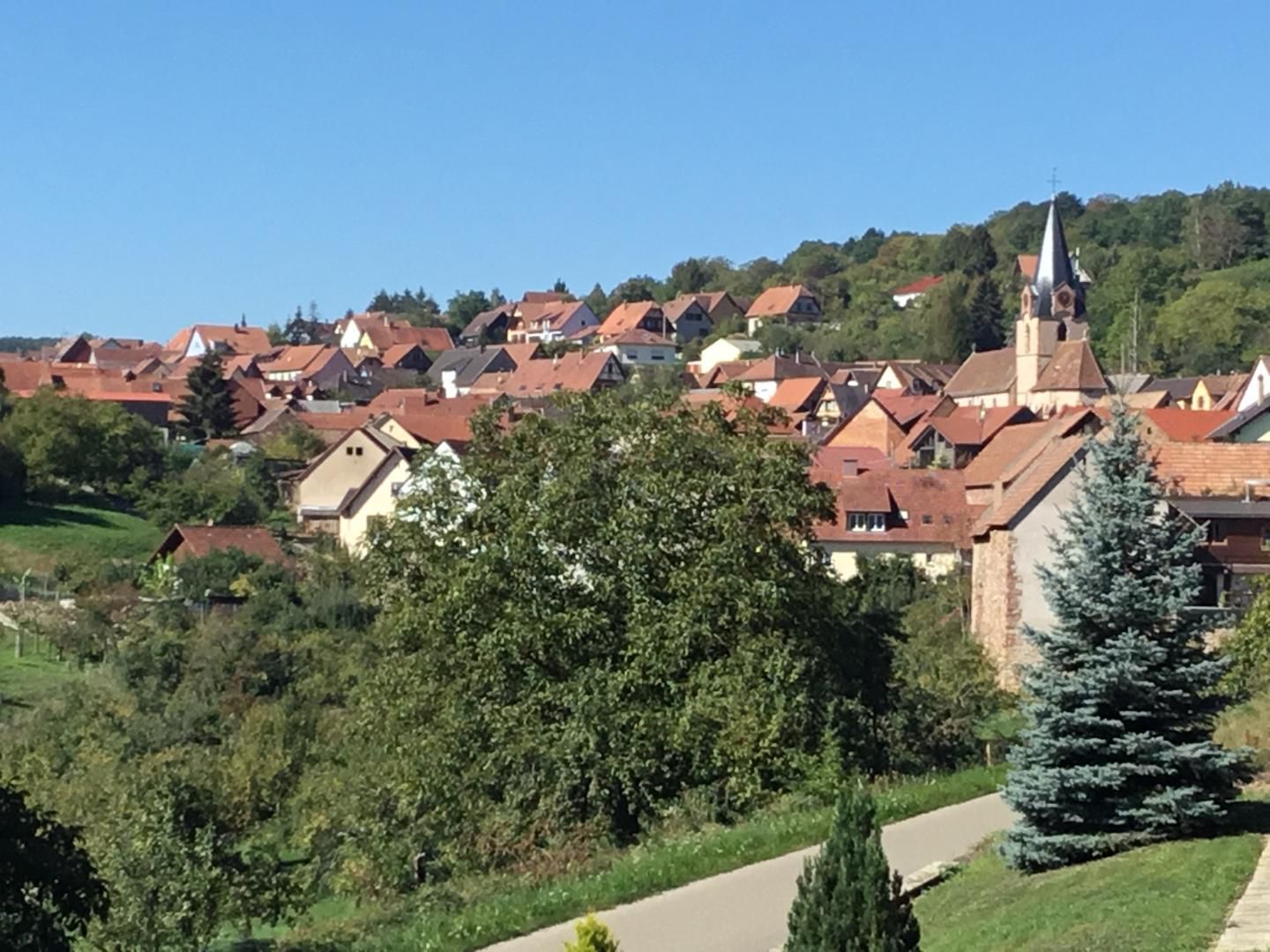 Vue sur le village