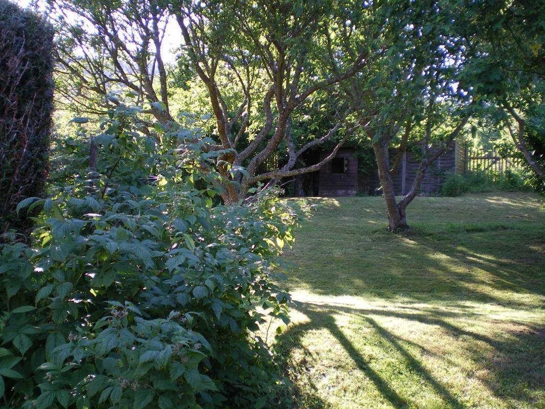 jardin vers la montagne