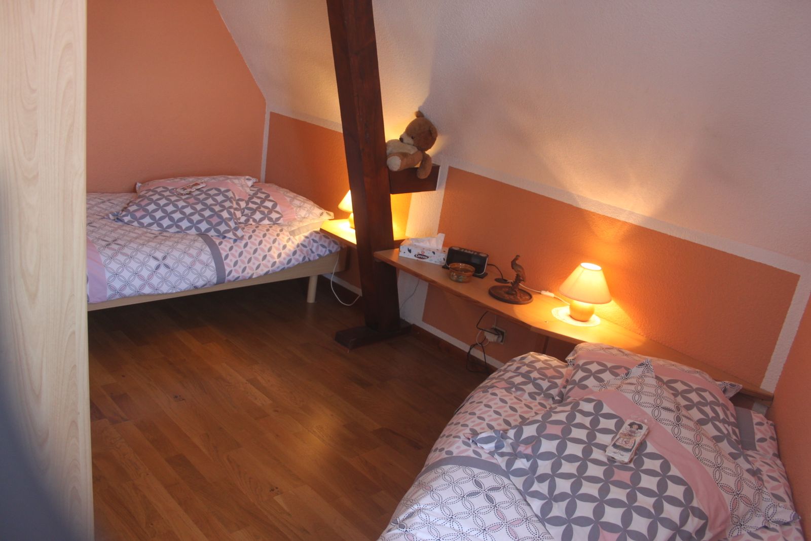 Chambre avec 2 lits de 90