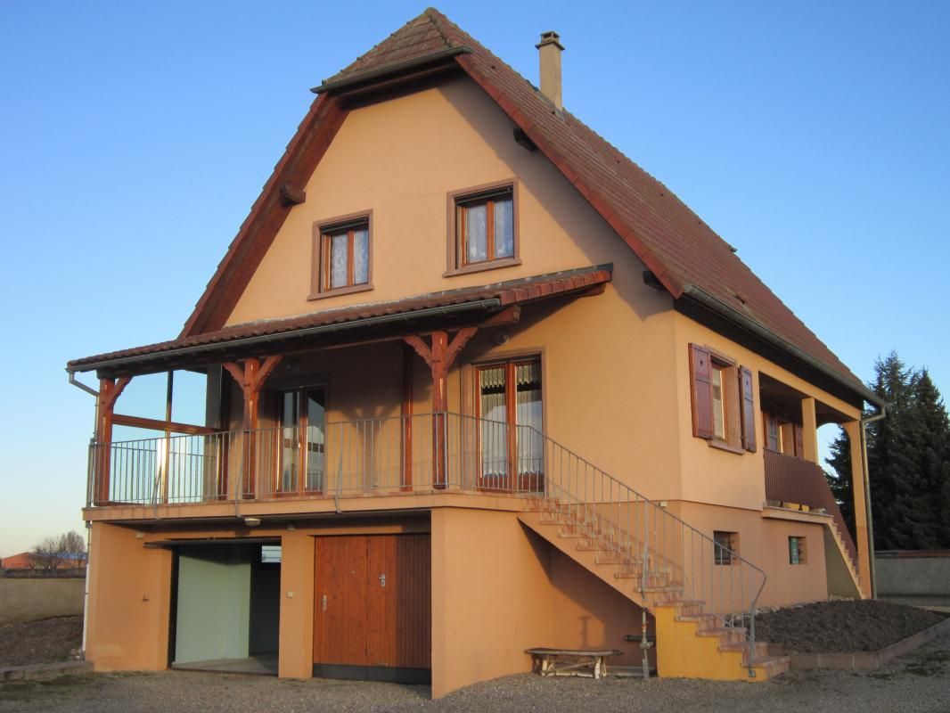 Vue du gîte (côté ouest)