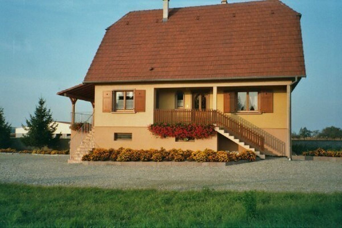 Vue du gîte (côté sud)