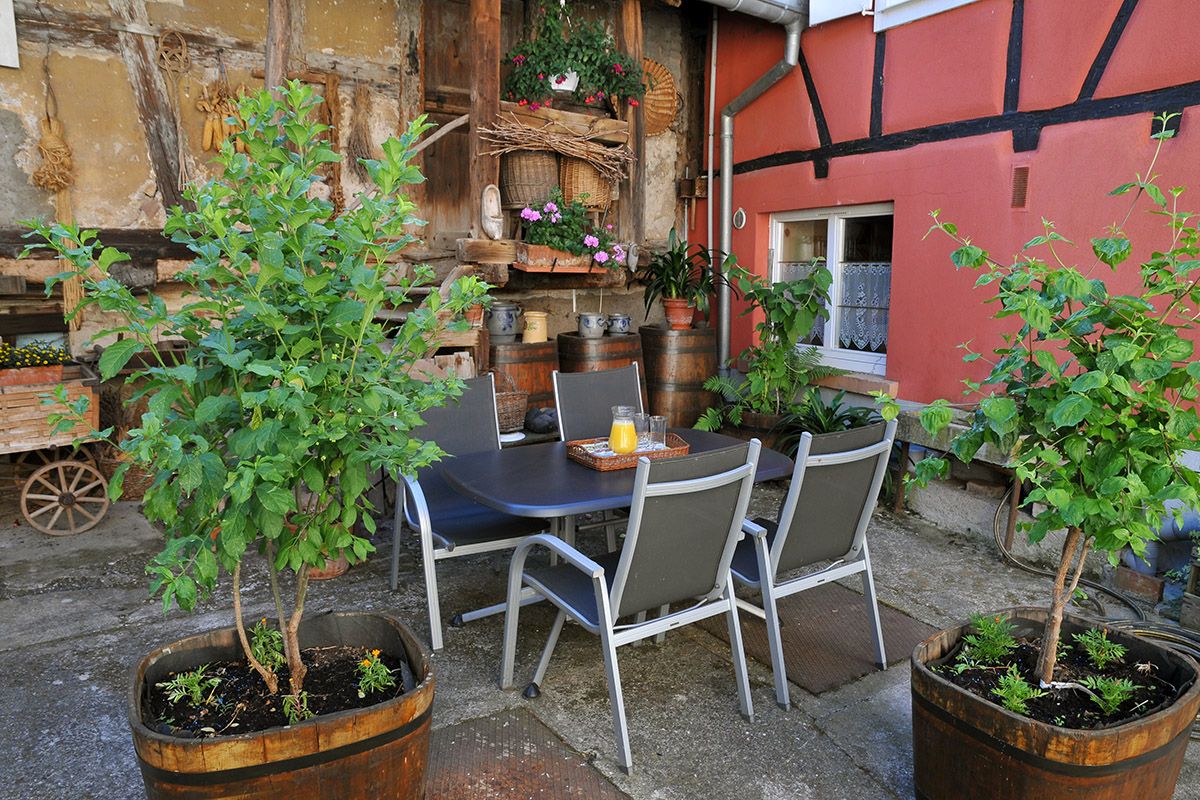 Cour - Salon de Jardin