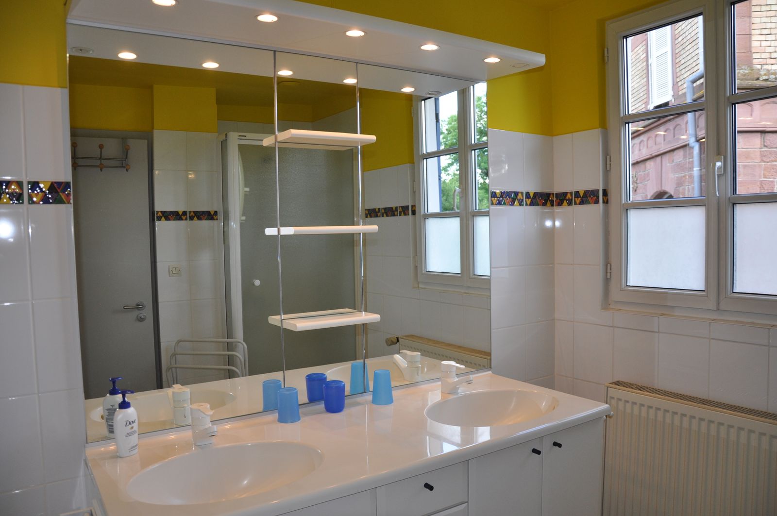 La salle de bain.