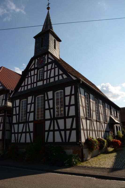 L'église de KUHLENDORF à pans de bois