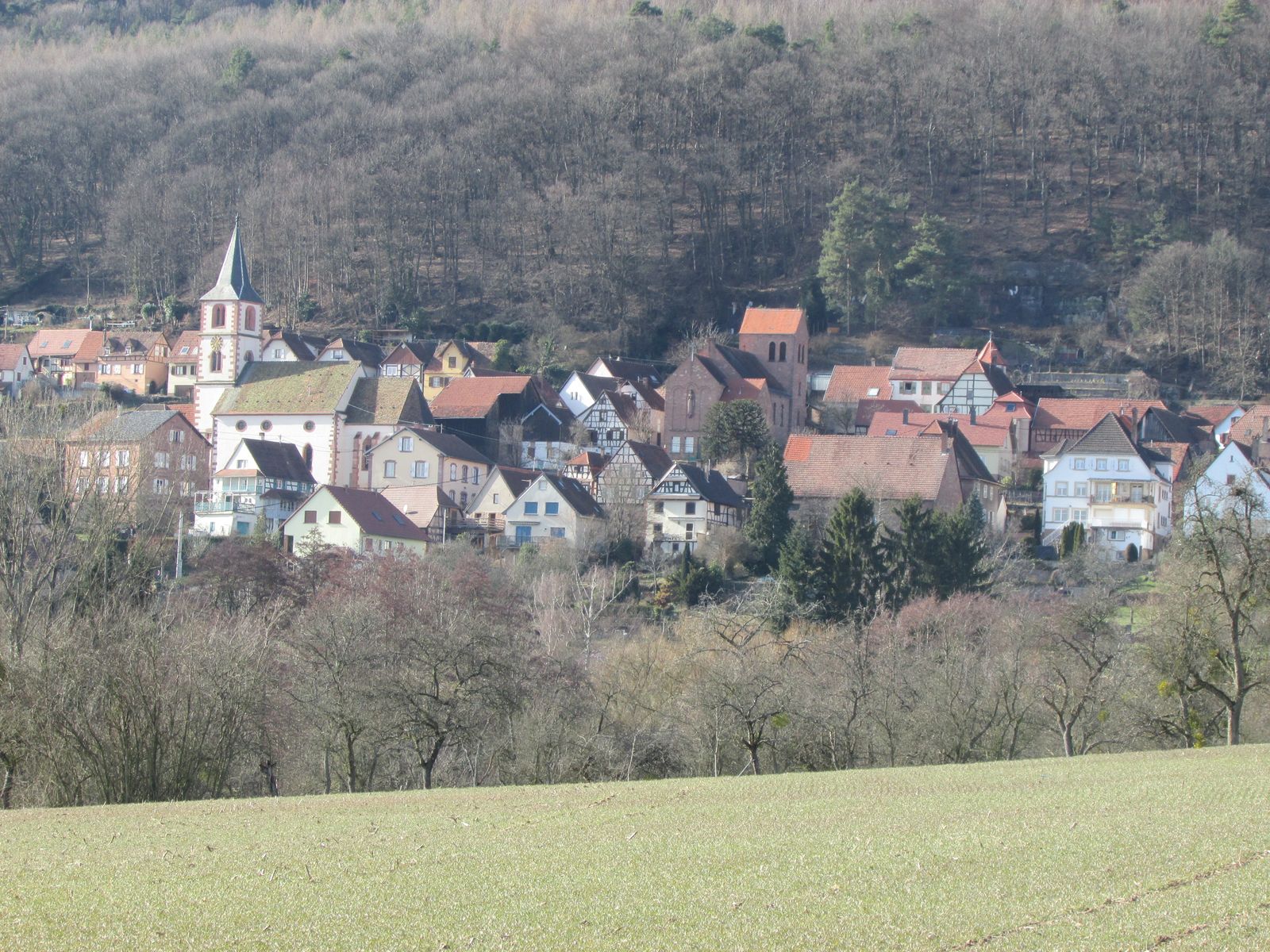 le village en hiver