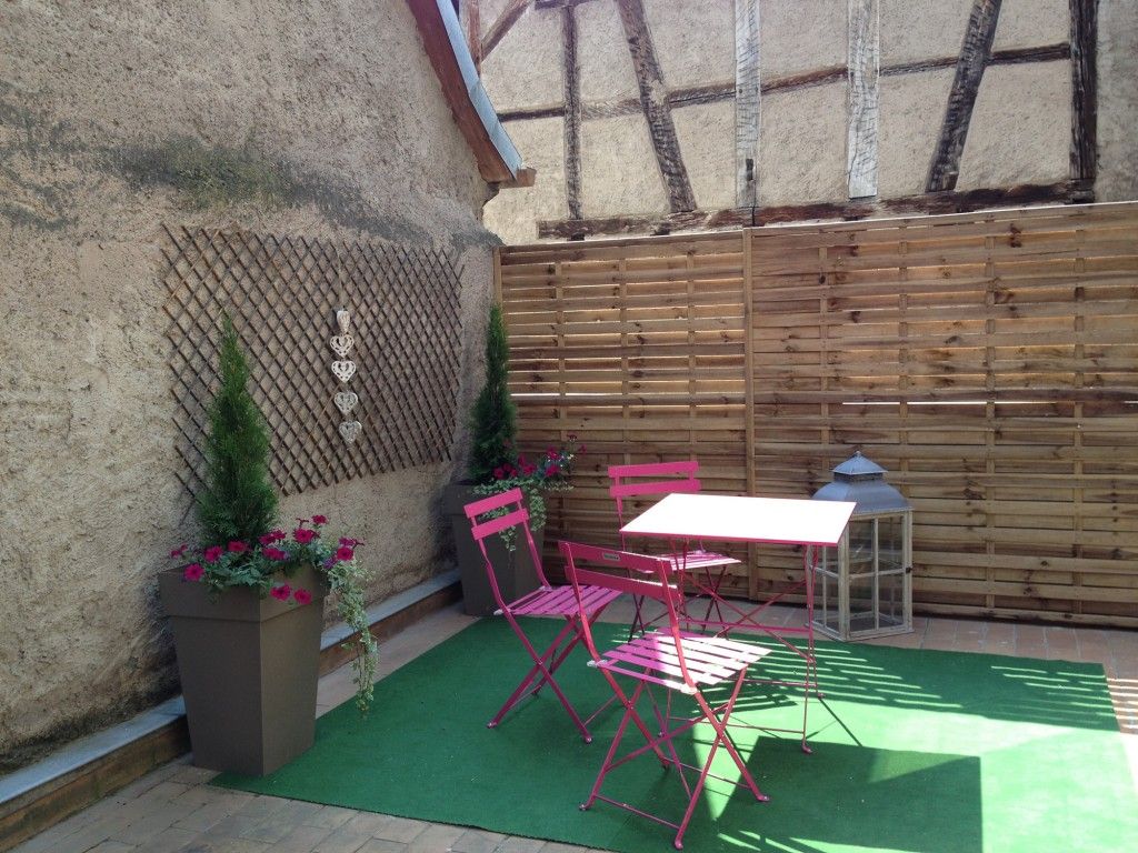 Gite La Terrasse - espace privatif extérieur