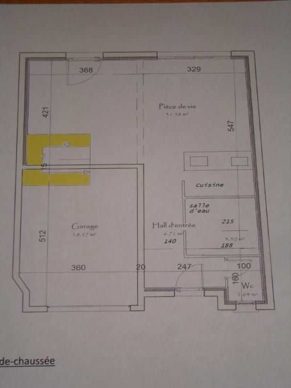 plan du rez de chaussée