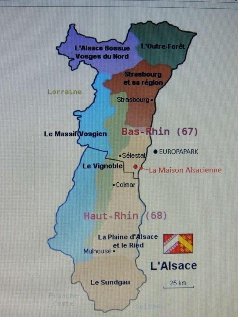 Situation idéale pour visiter toute l'Alsace...