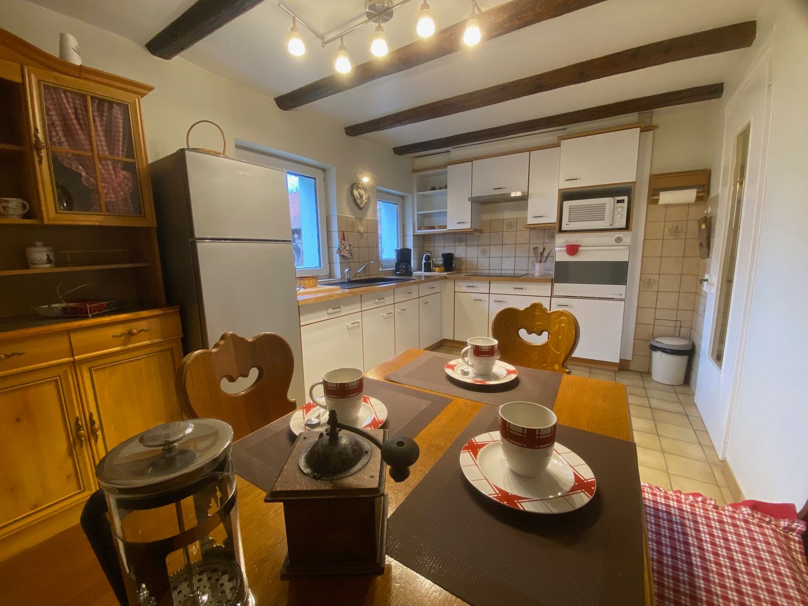 Le coin repas de la cuisine