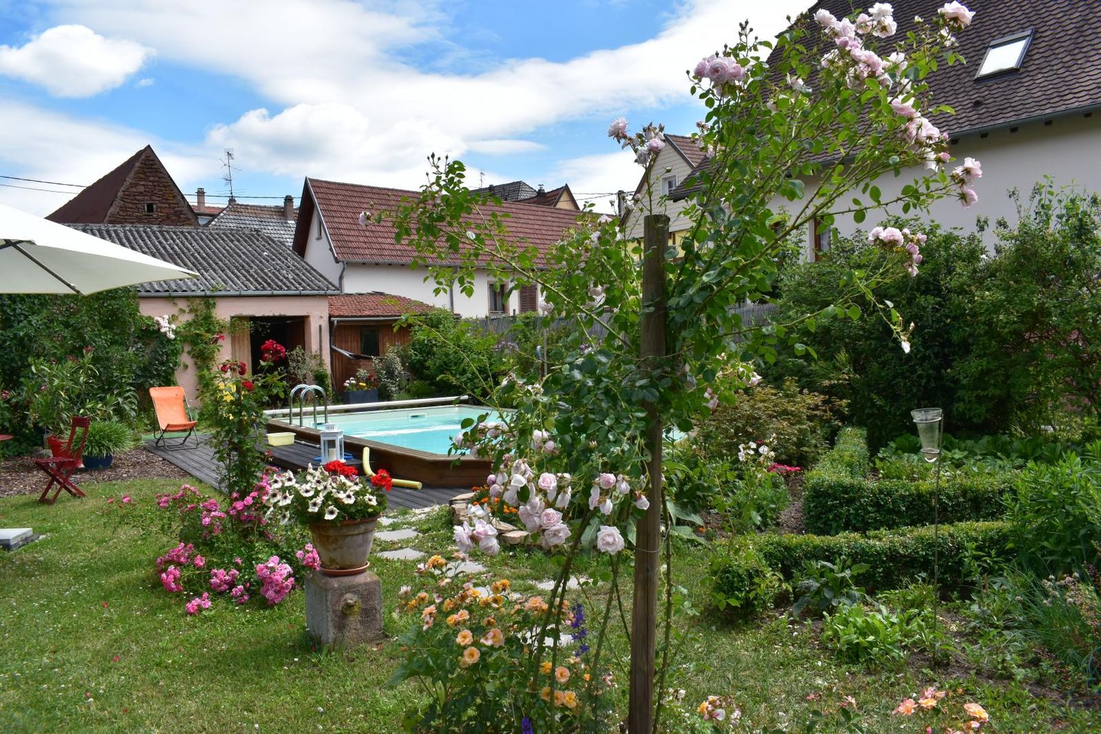 Jardin et piscine