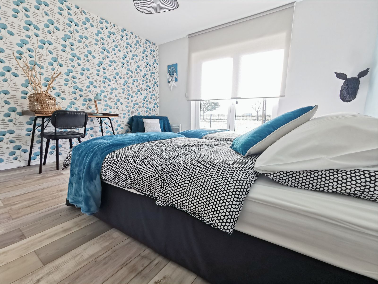 chambre fleurs