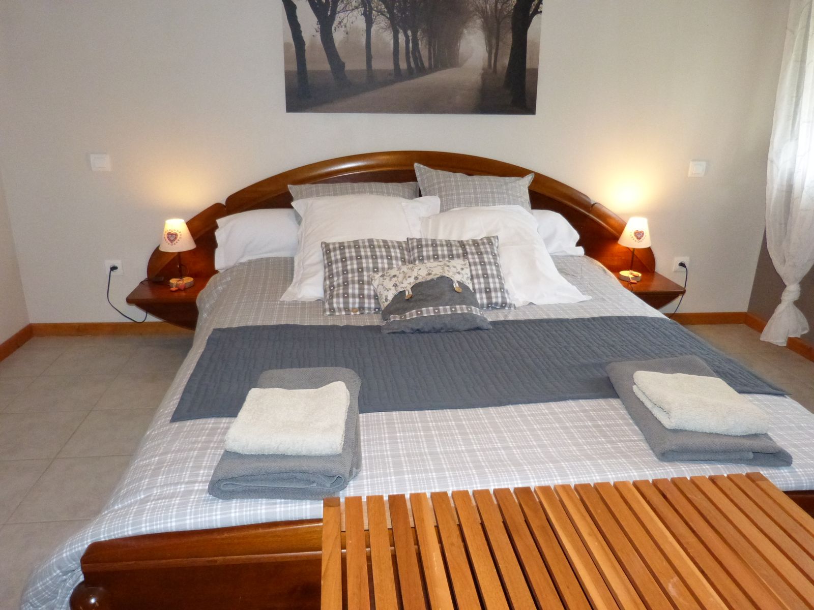 Linge de toilette fourni.