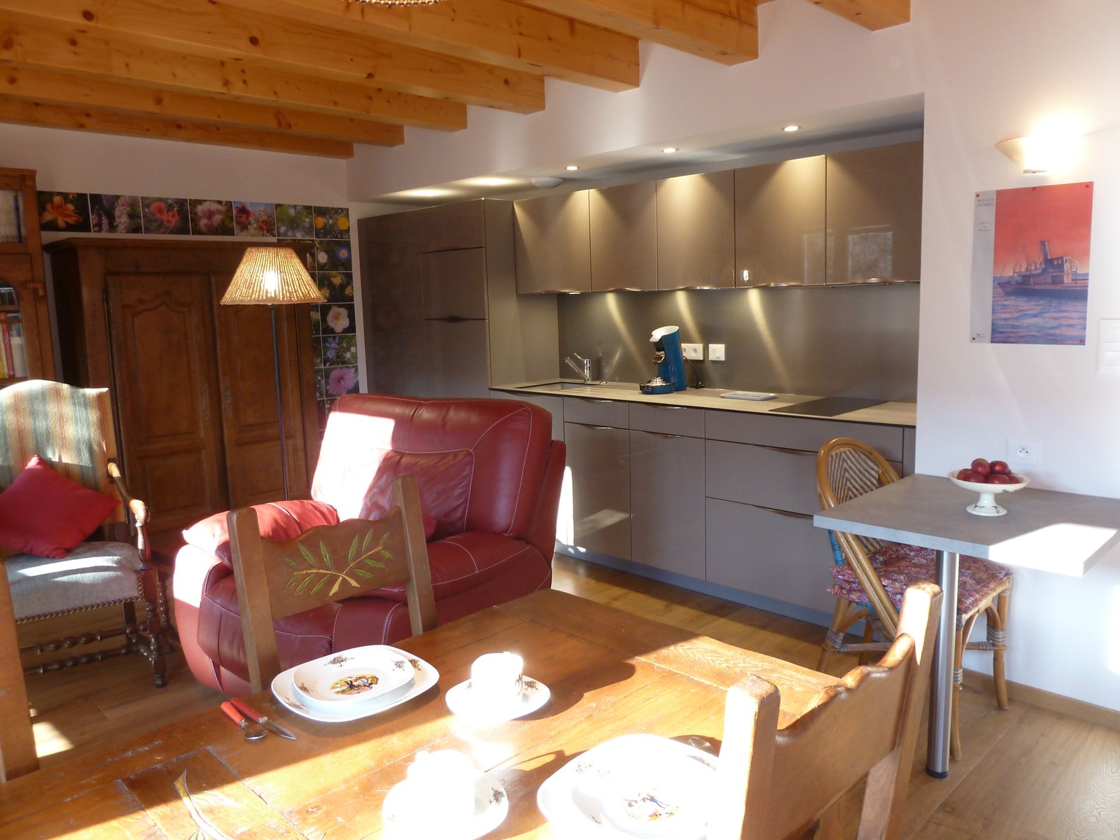 Séjour / petite et grande table