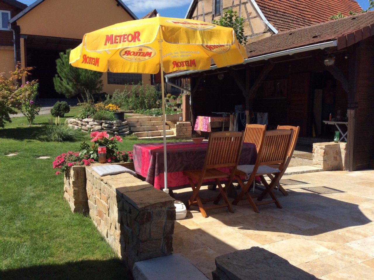 terrasses près piscine