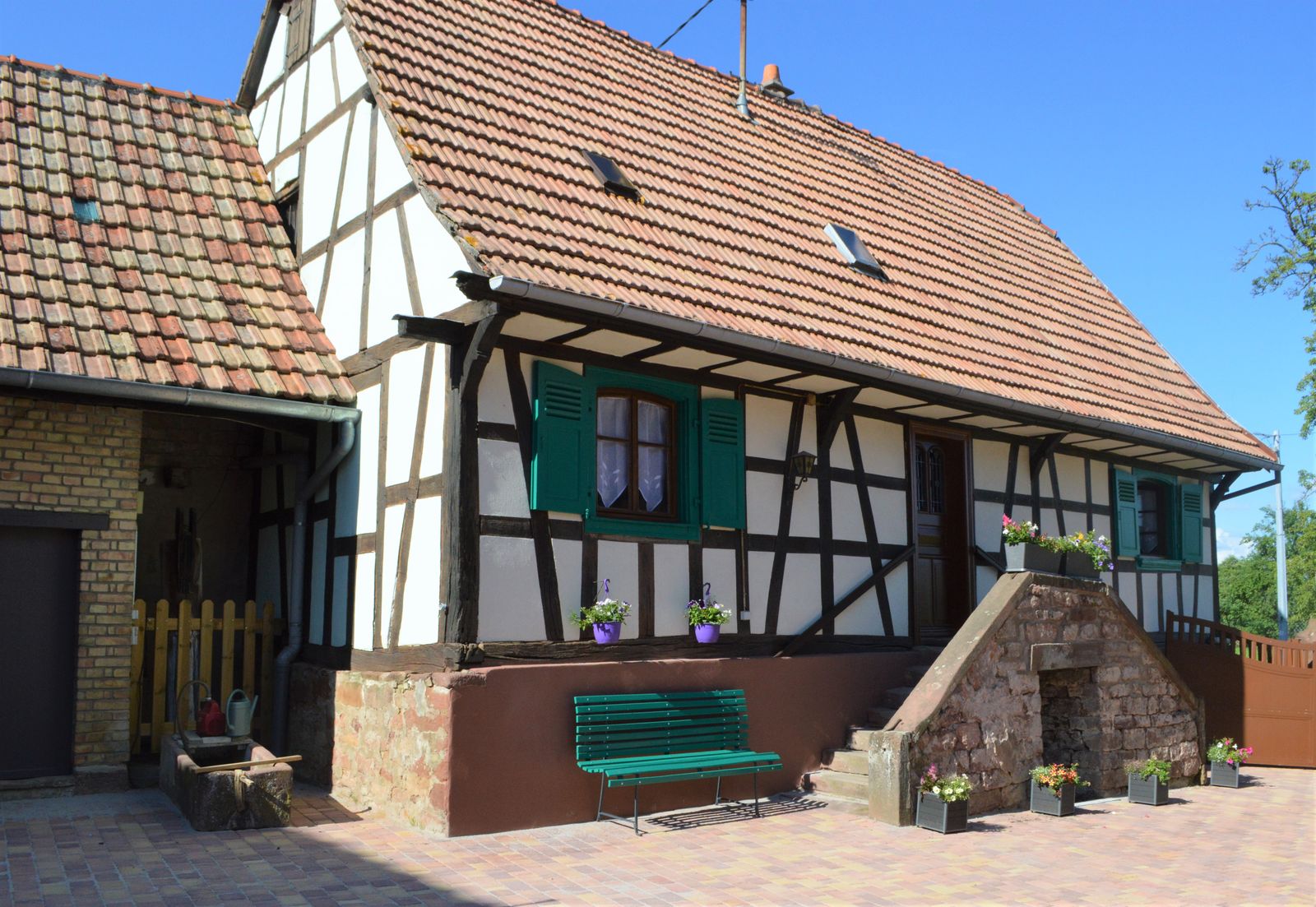 Gîte vu de la cour