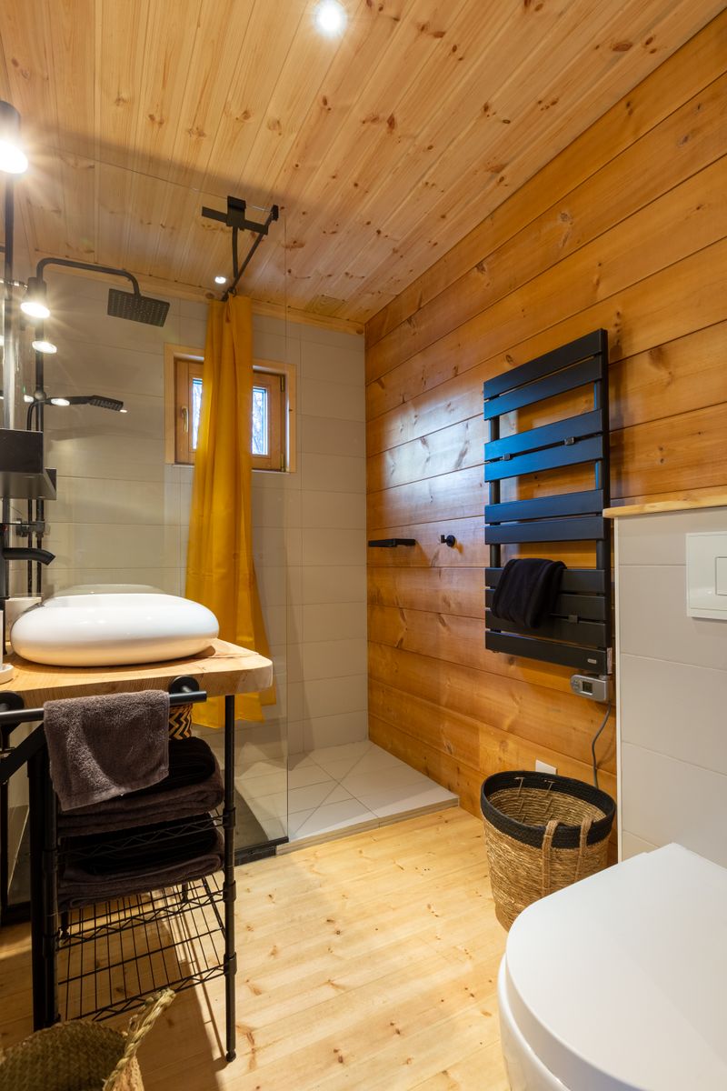 La salle de douche