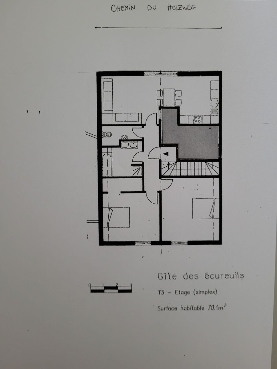 Plan du gîte 
(non contractuel)