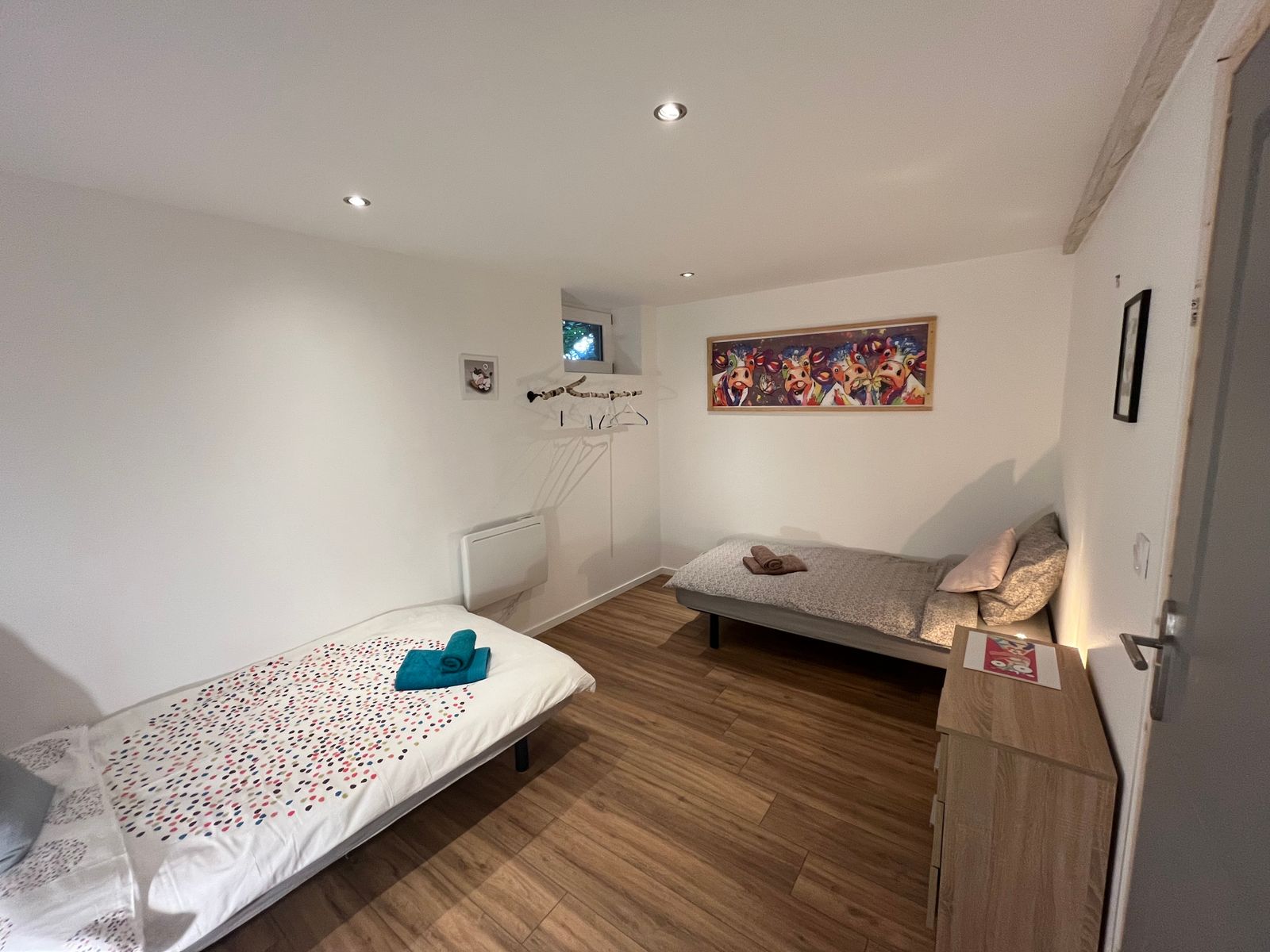 Chambre 2 lits simples