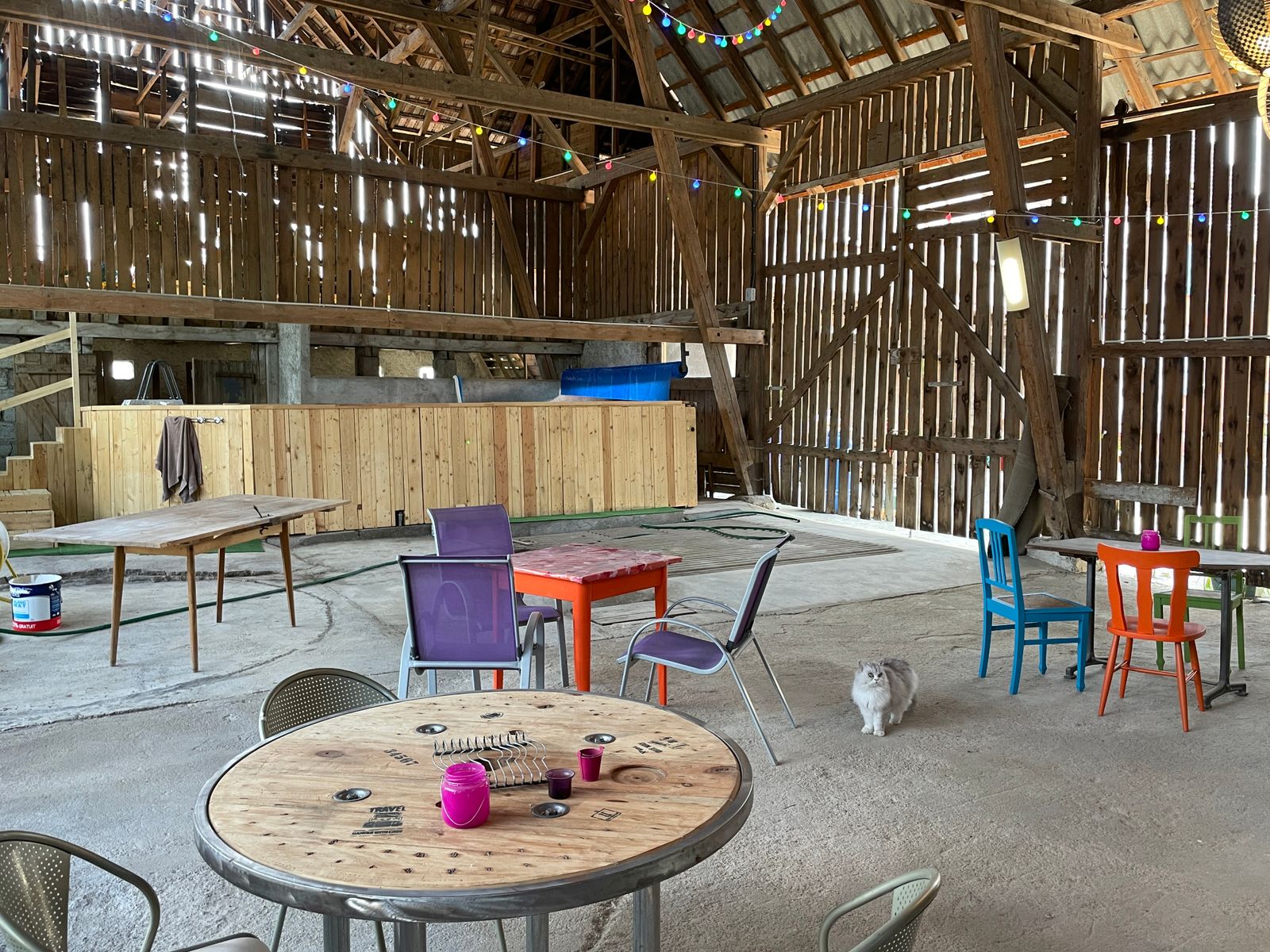 Espace de détente (Picine, Baby foot, Jeu de fléchettes