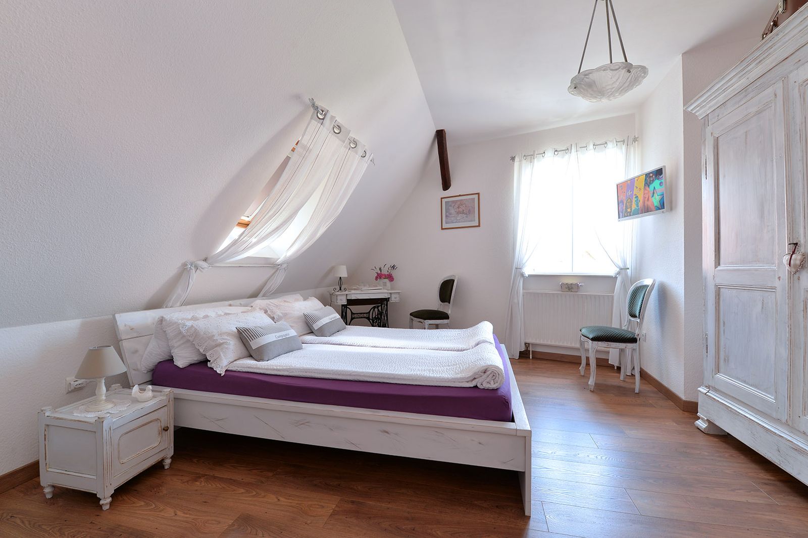 Vue ensemble Chambre Choux Fleurs