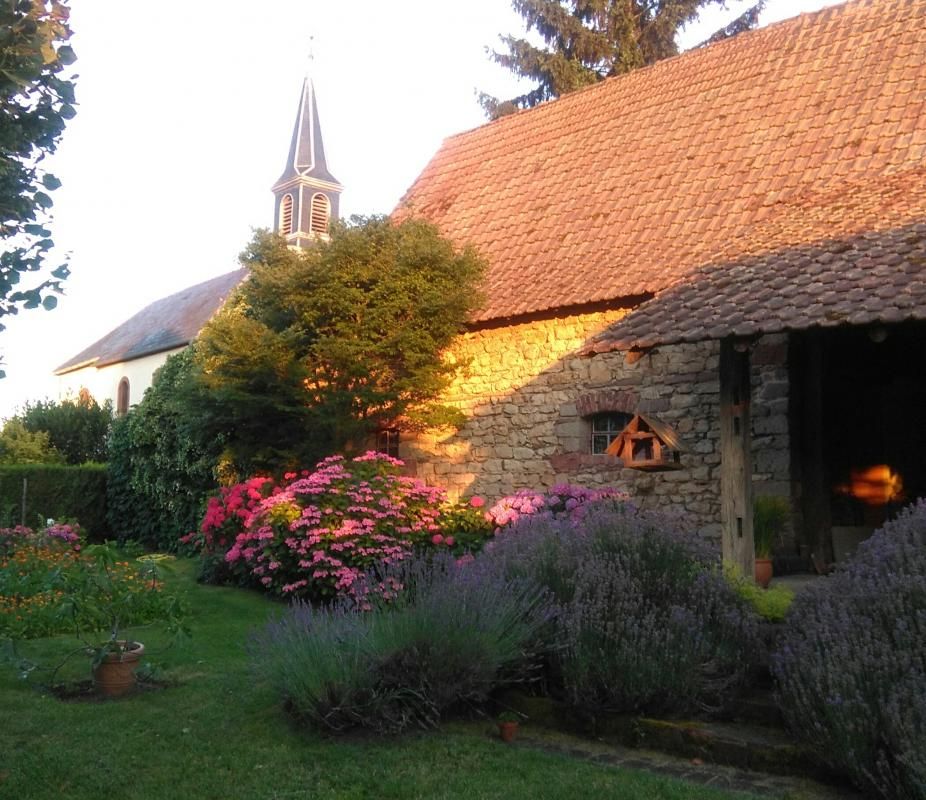 Jardin, grange