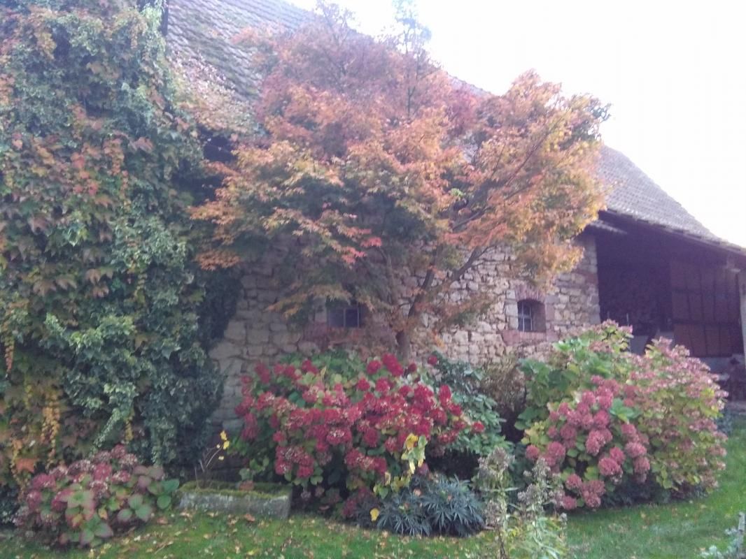 Jardin, grange