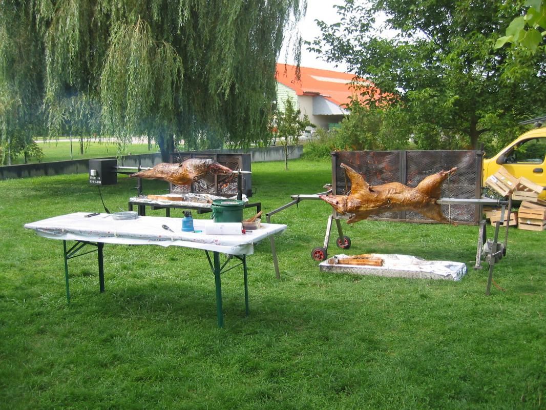 nos repas à la broche