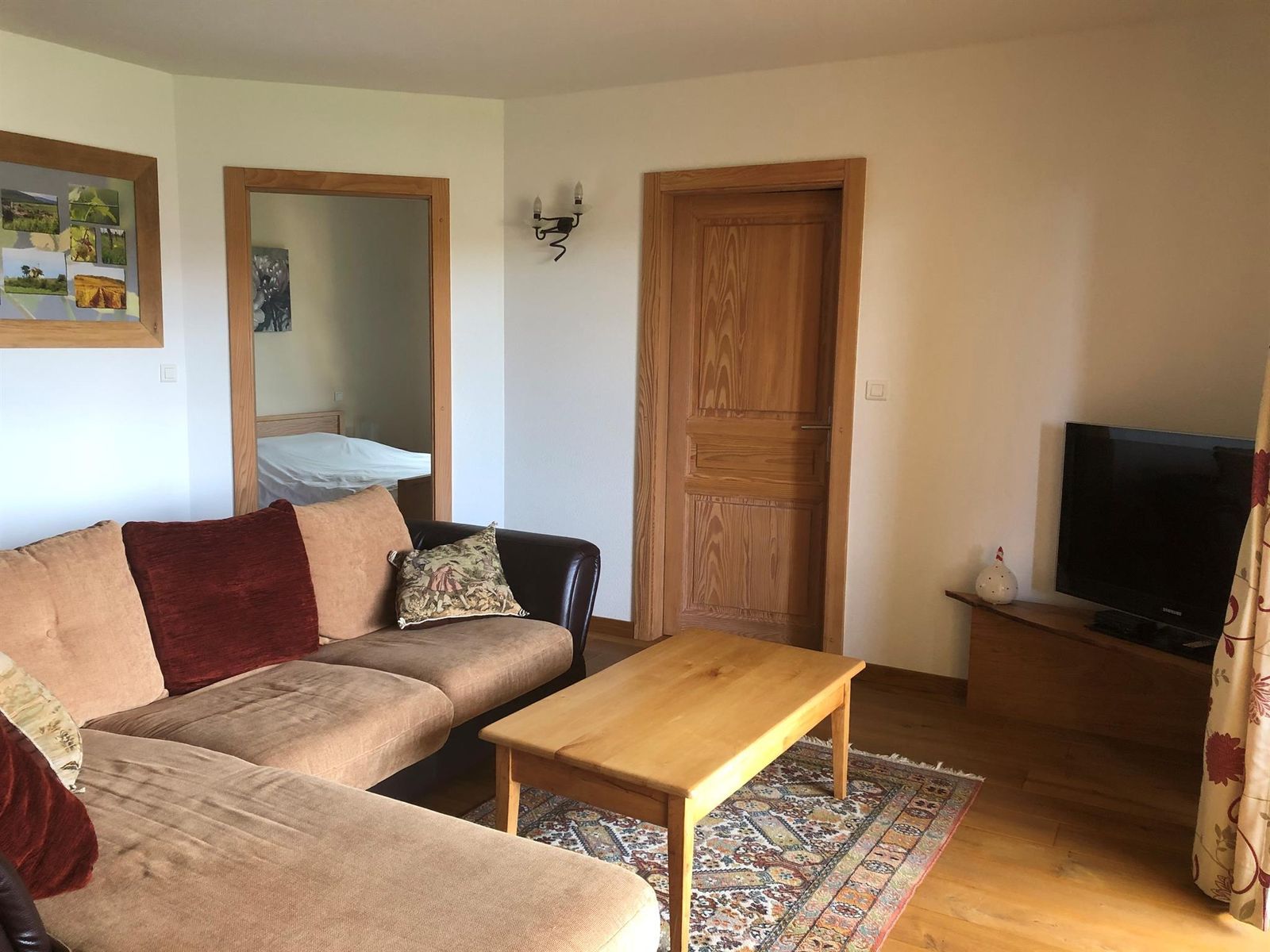 Séjour avec canapé d'angle