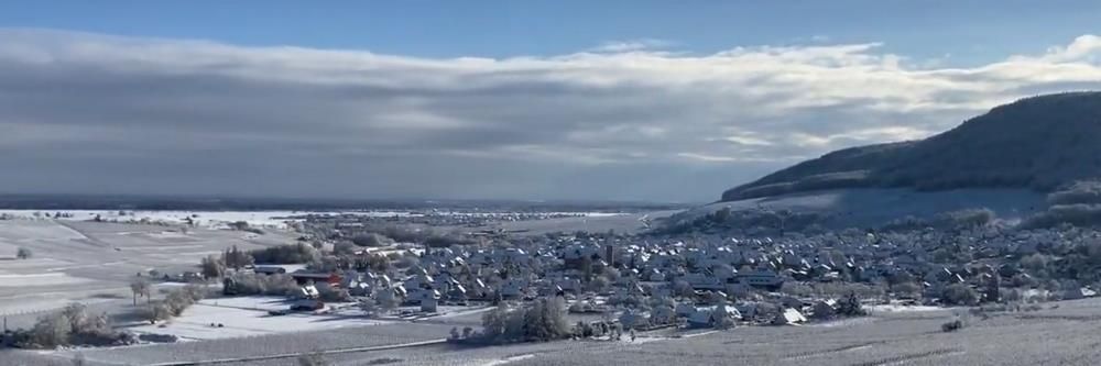 Janvier 2021 - le village d'Orschwihr sous la neig