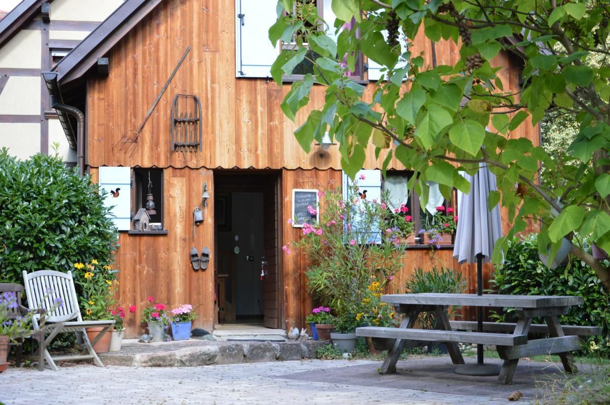entrée indépendante du gîte