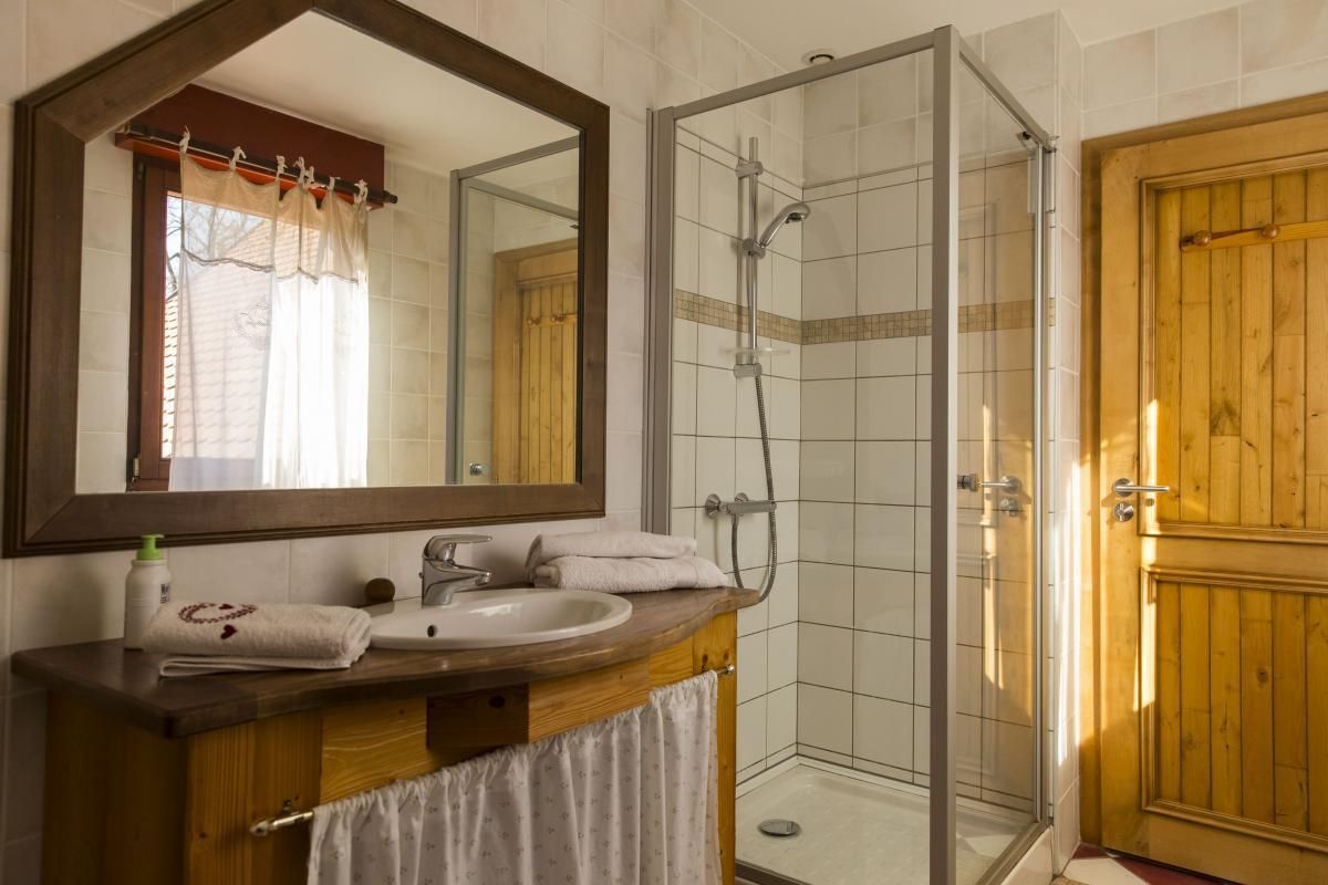 salle de douche à l'étage