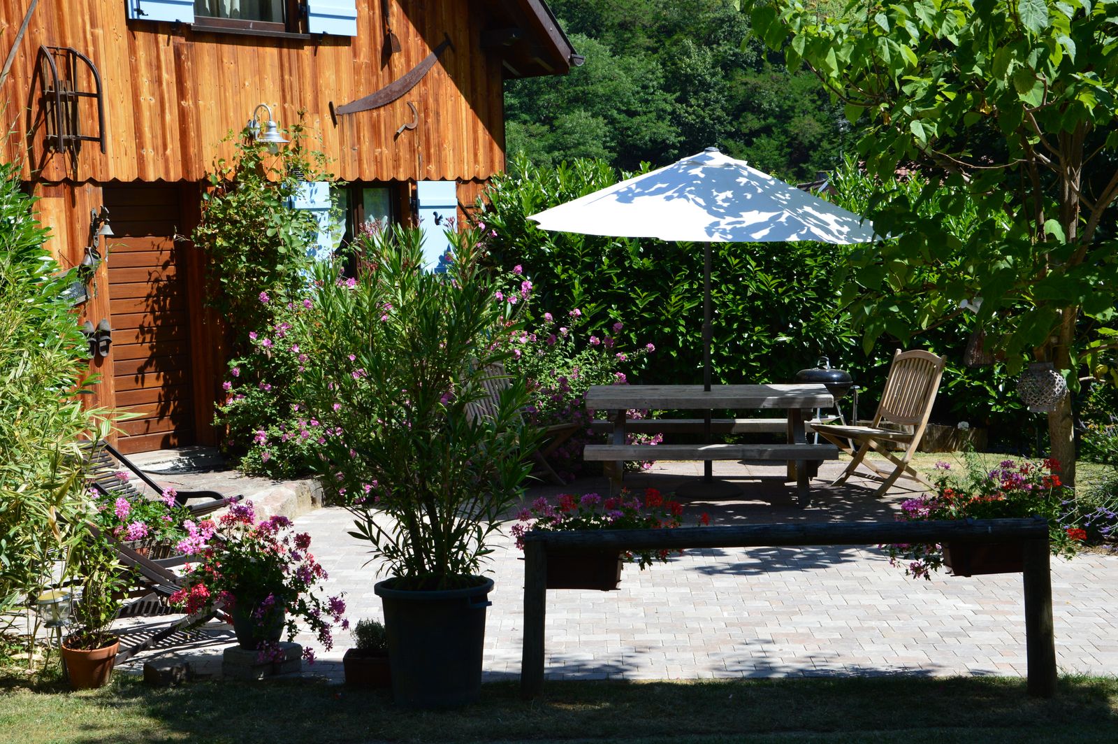 coté jardin au calme