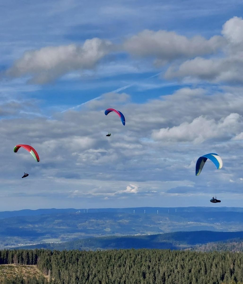 nombreux site de parapente à 30 mn du gîte