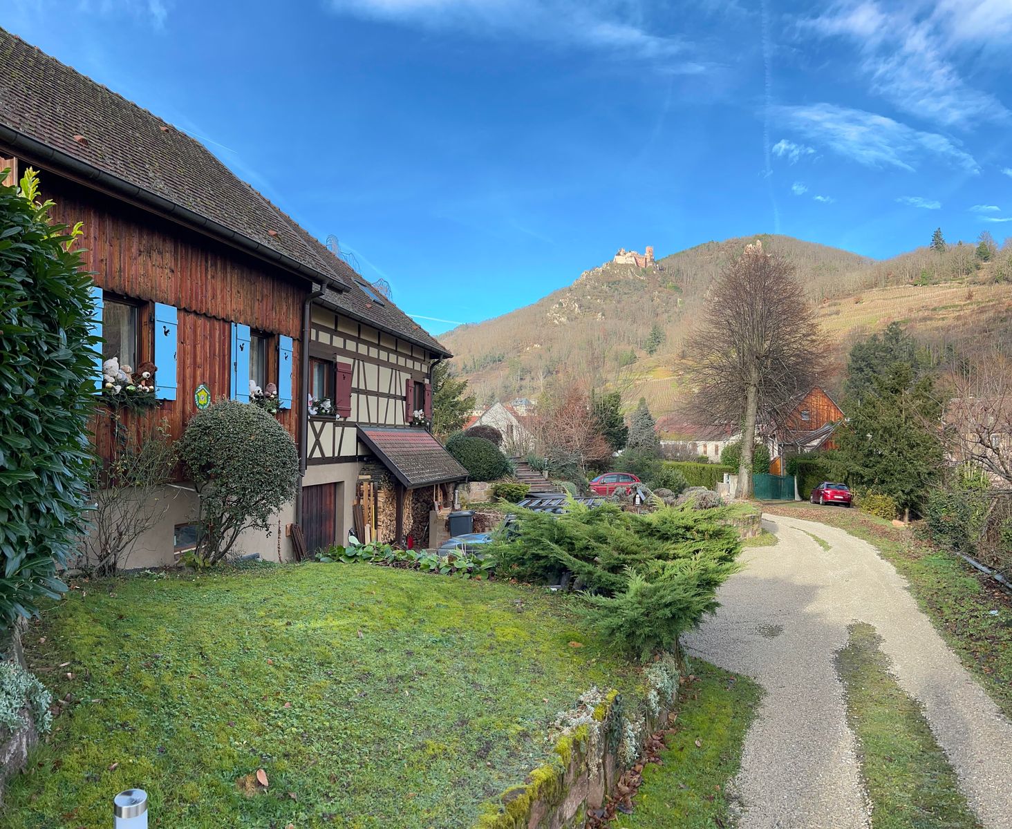 vue du gîte "magique"