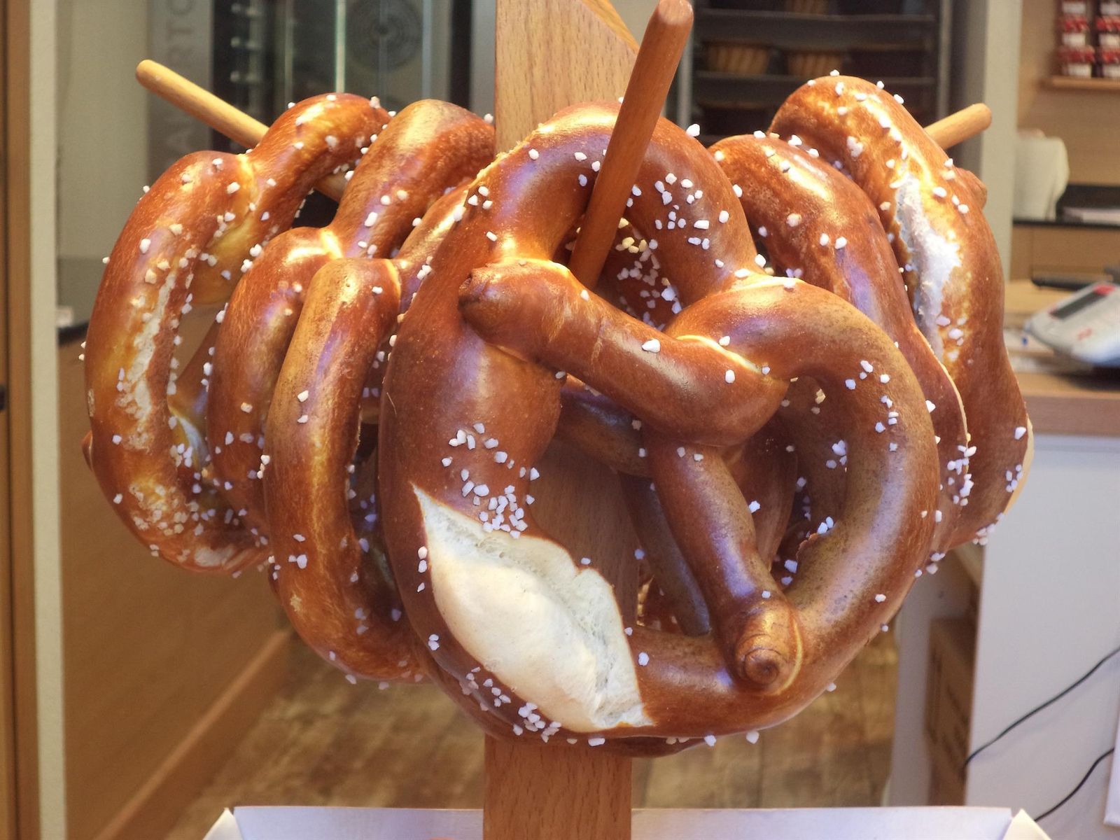 les bretzels...