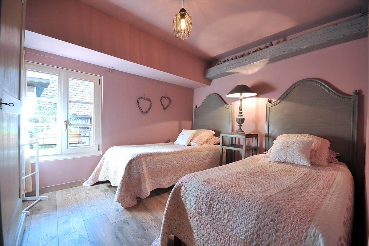 la chambre deux lits...