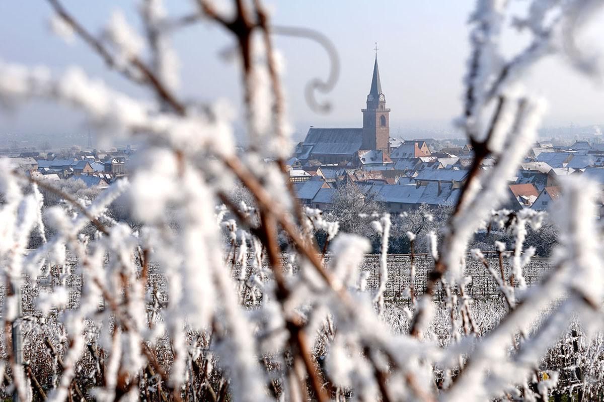 le village en hivers...