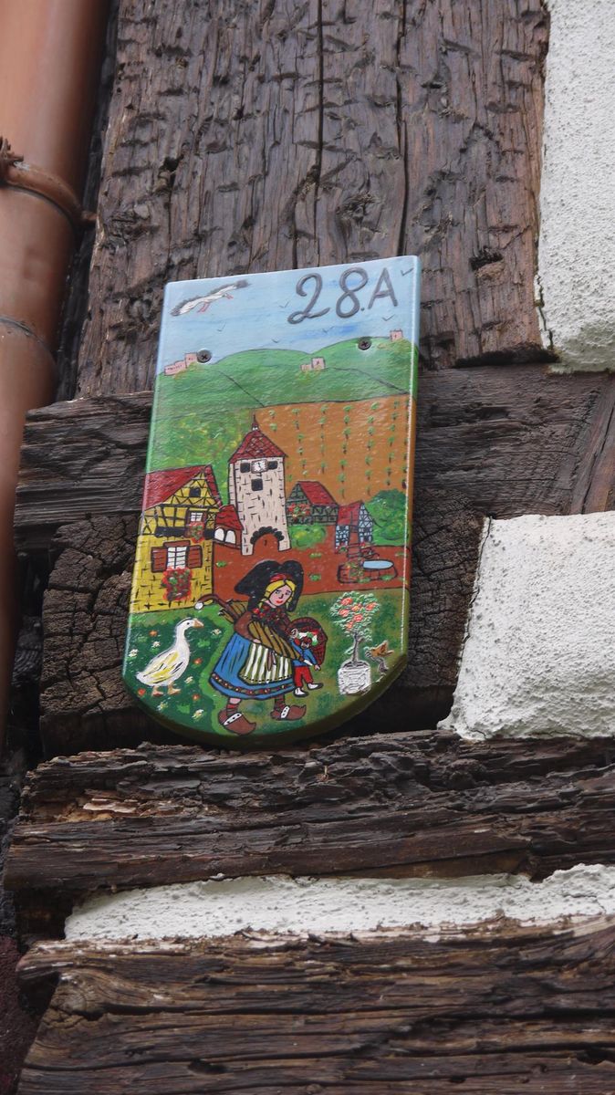 Notre plaque maison,