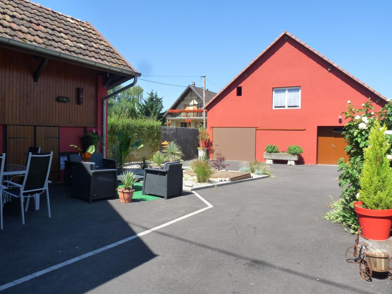 cour et jardin, espace privatif