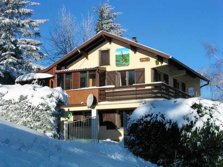 Le chalet en hiver