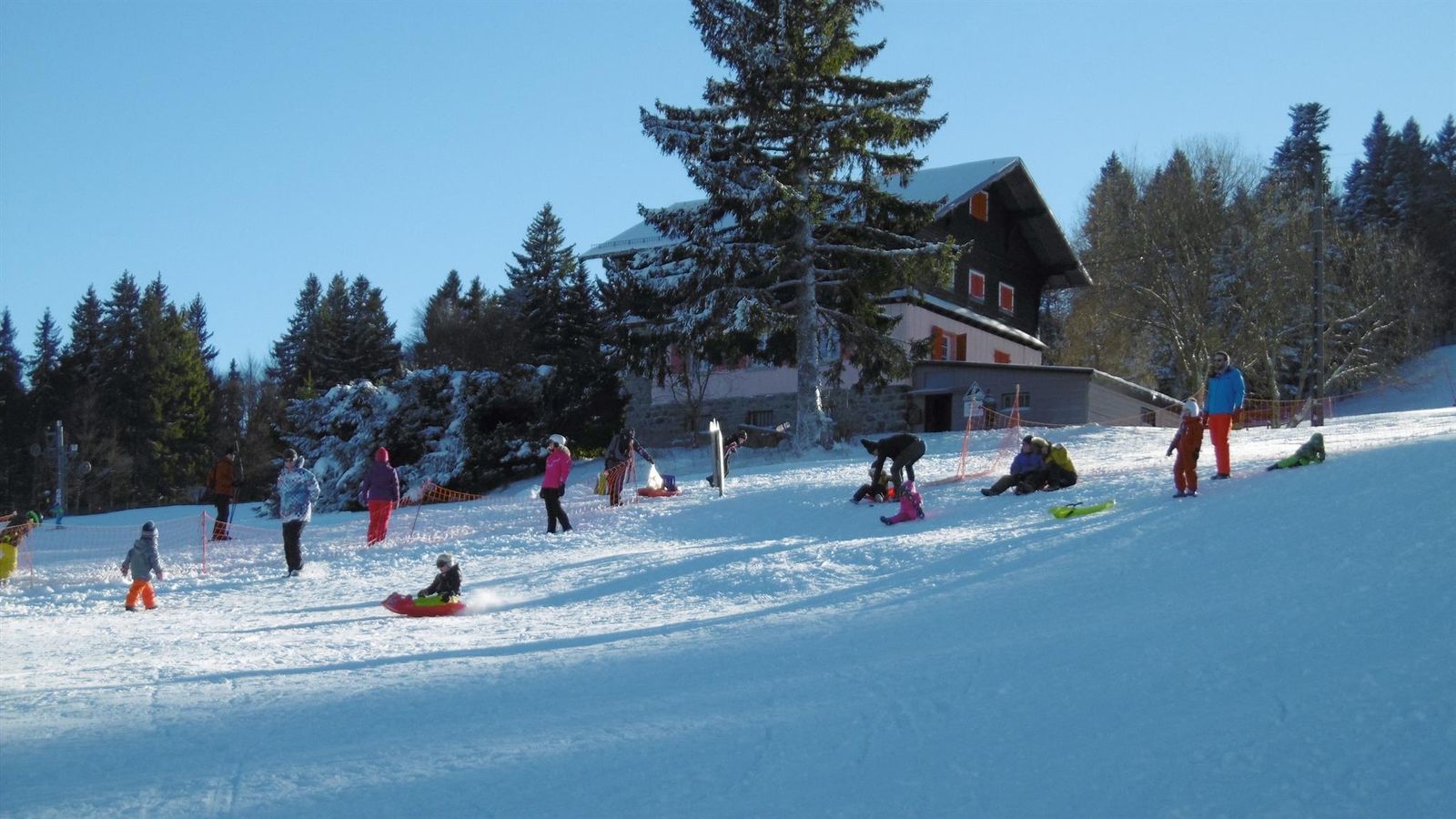 De belles pistes de luge