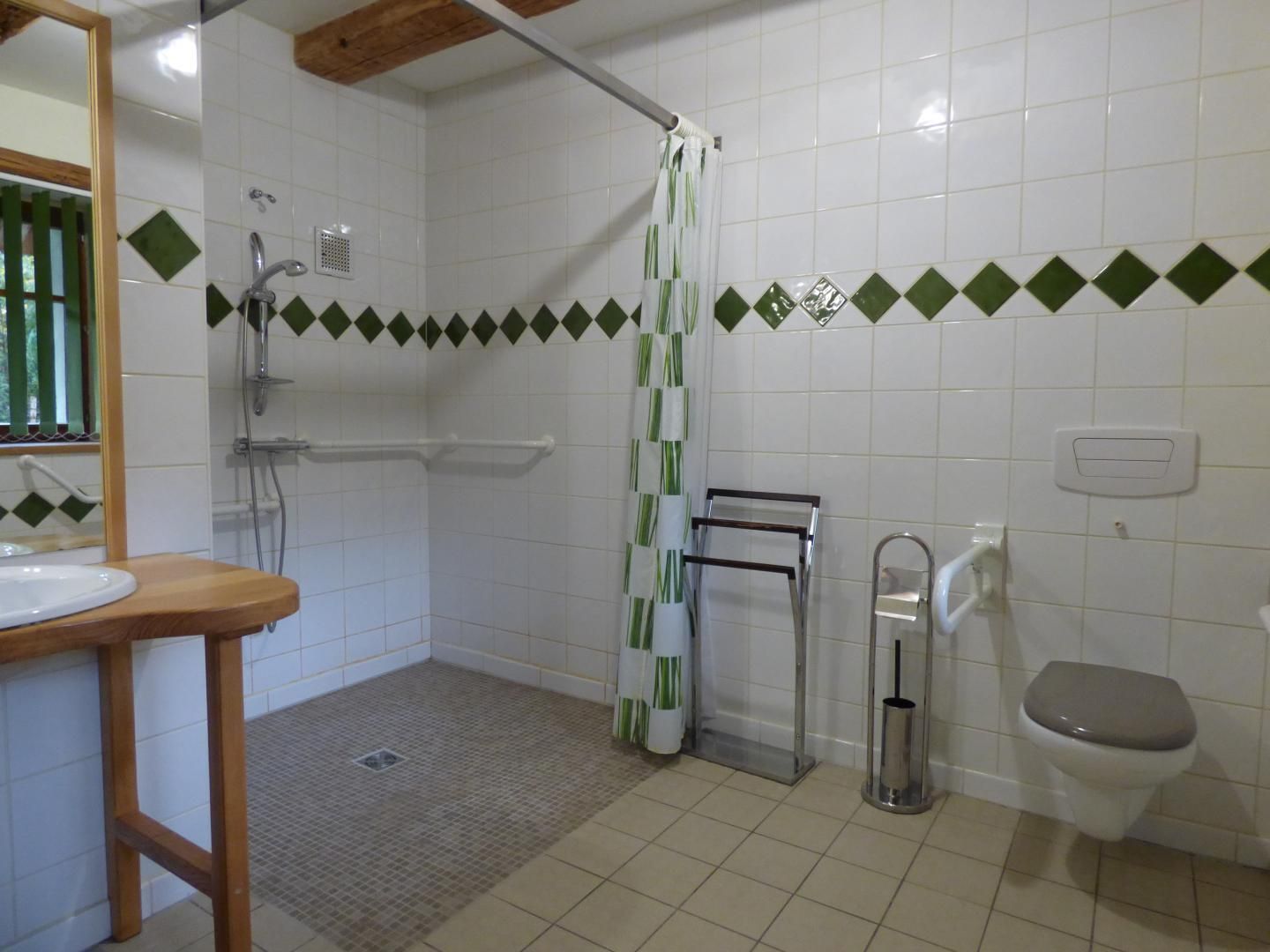 salle d'eau accessible avec WC