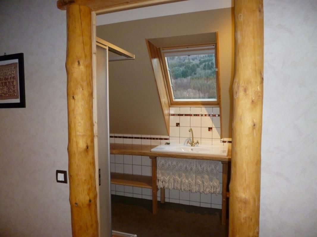 douche à l'étage