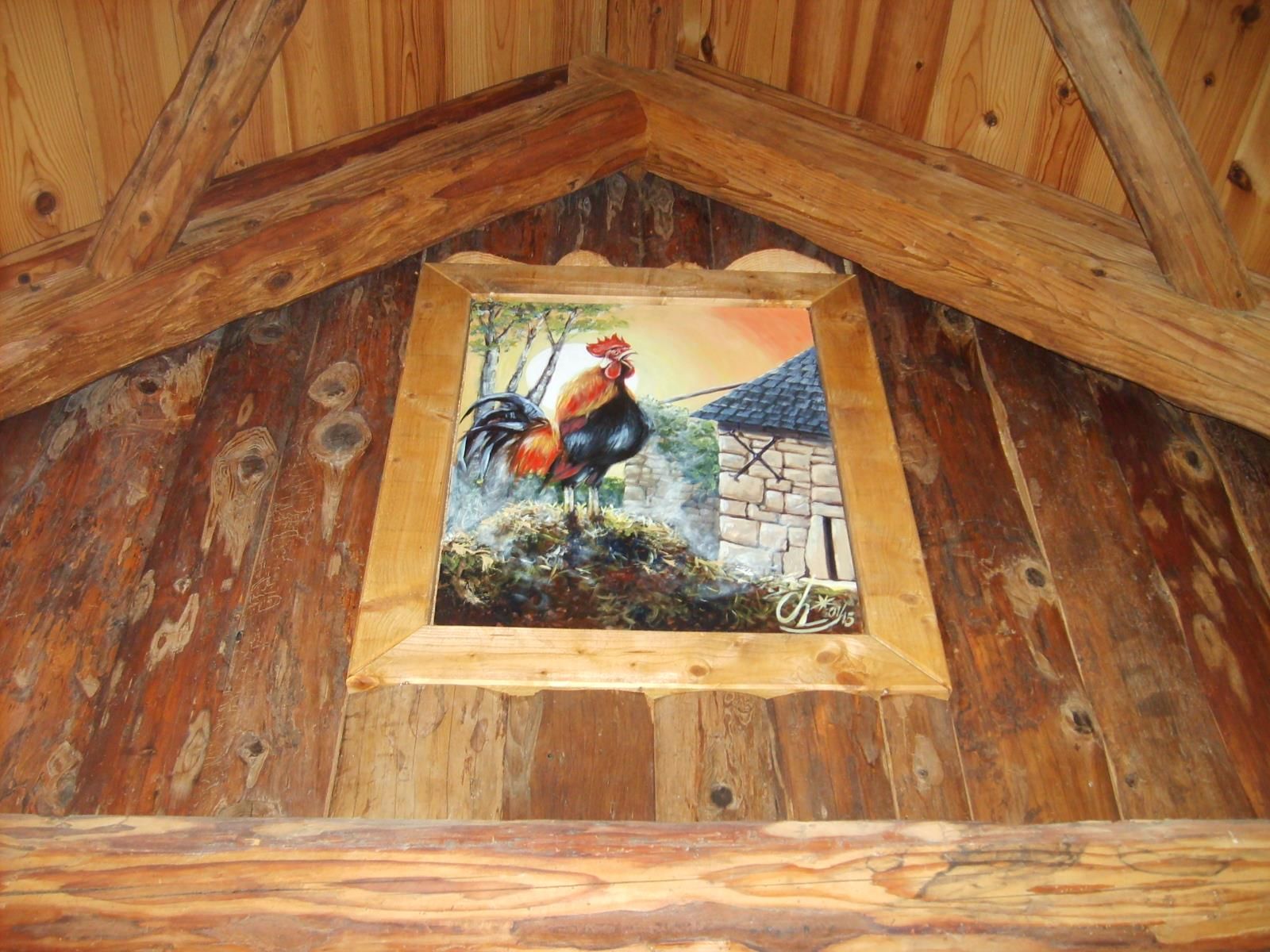 le coq sous la véranda
