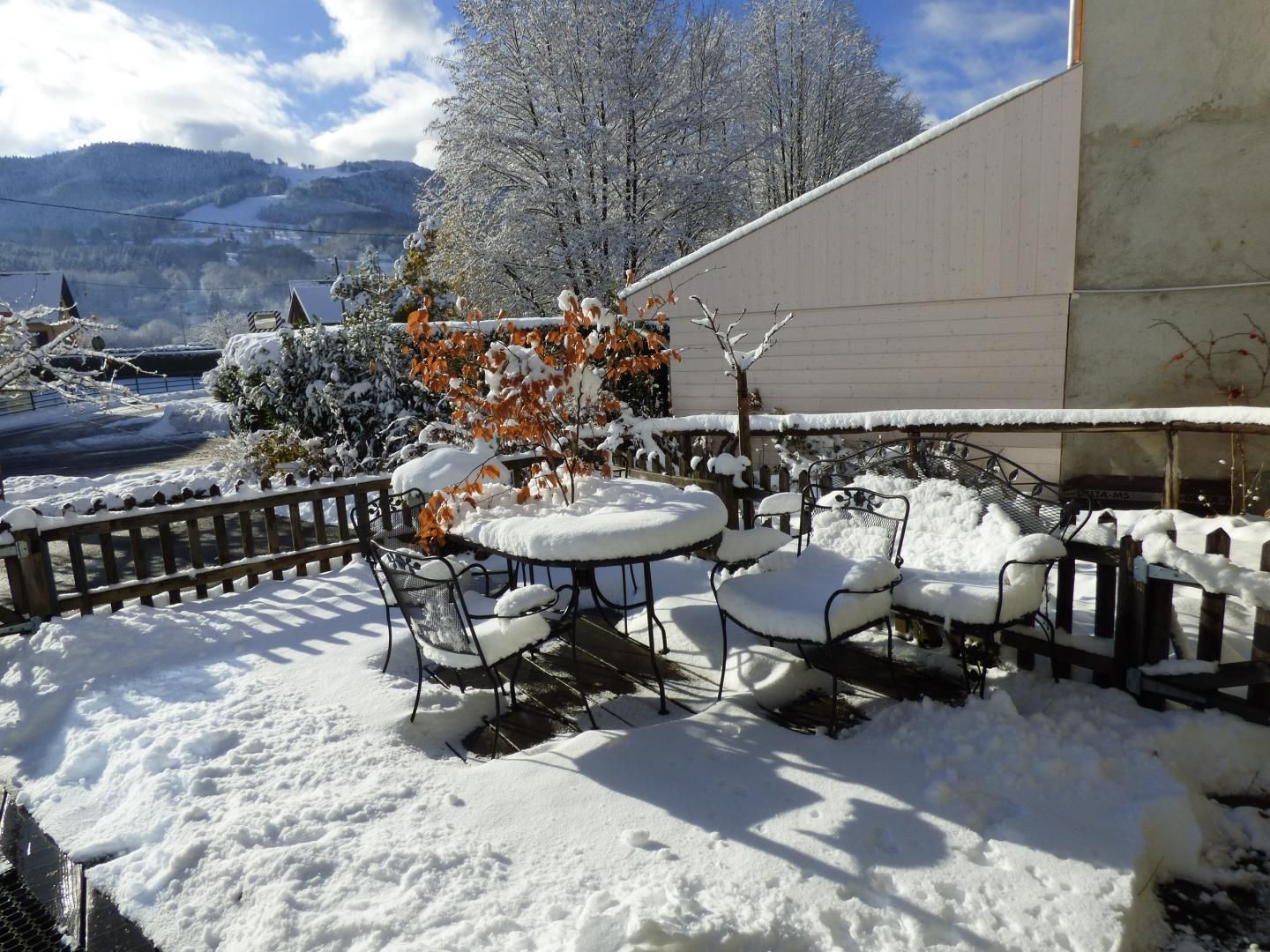 l'hiver au gîte