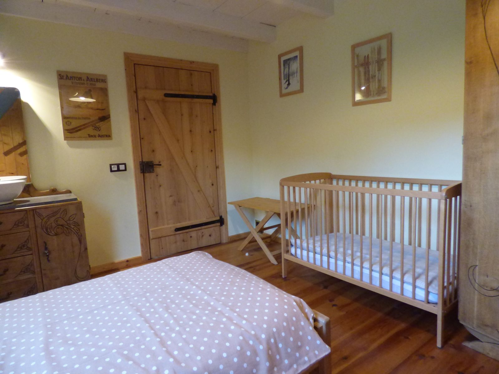 chambre hiver avec petit lit